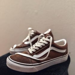 Walnut Brown Old Skool Vans 