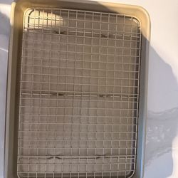 Williams Sonoma Goldtouch® Pro Nonstick Quarter Sheet with Cooling Rack