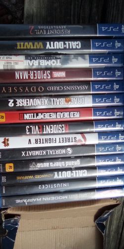 PS4 Games for Sale — $10 Each or $60 for All!