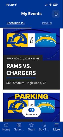 Rams vs Chargers