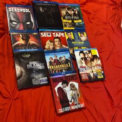 Blu-Ray Movies Lot Of  10