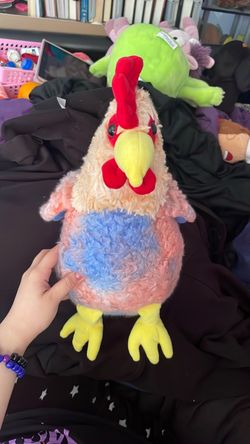 Colorful Rooster Chicken Stuffed Plush Toy