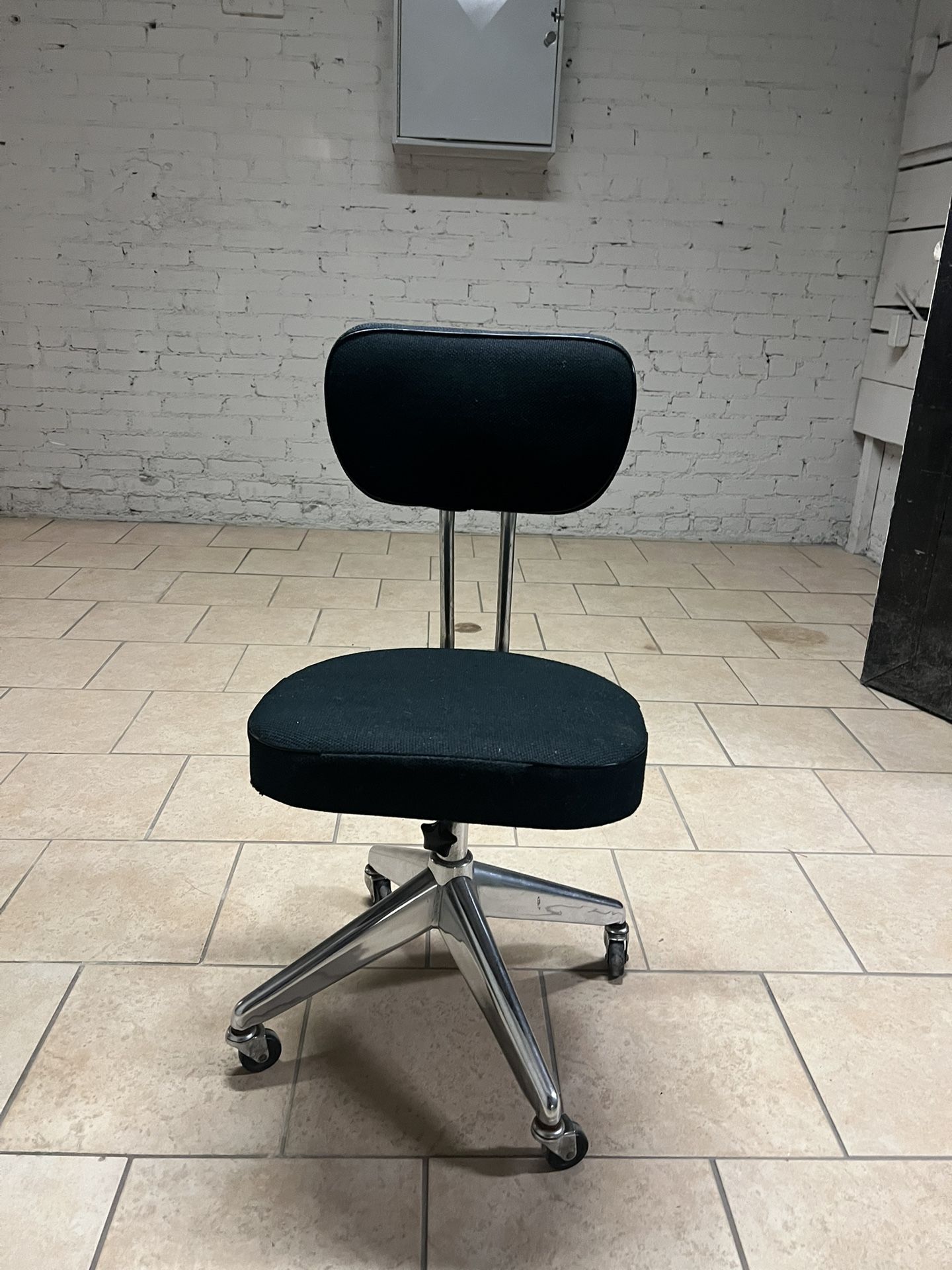 Black Tanker Desk Chair