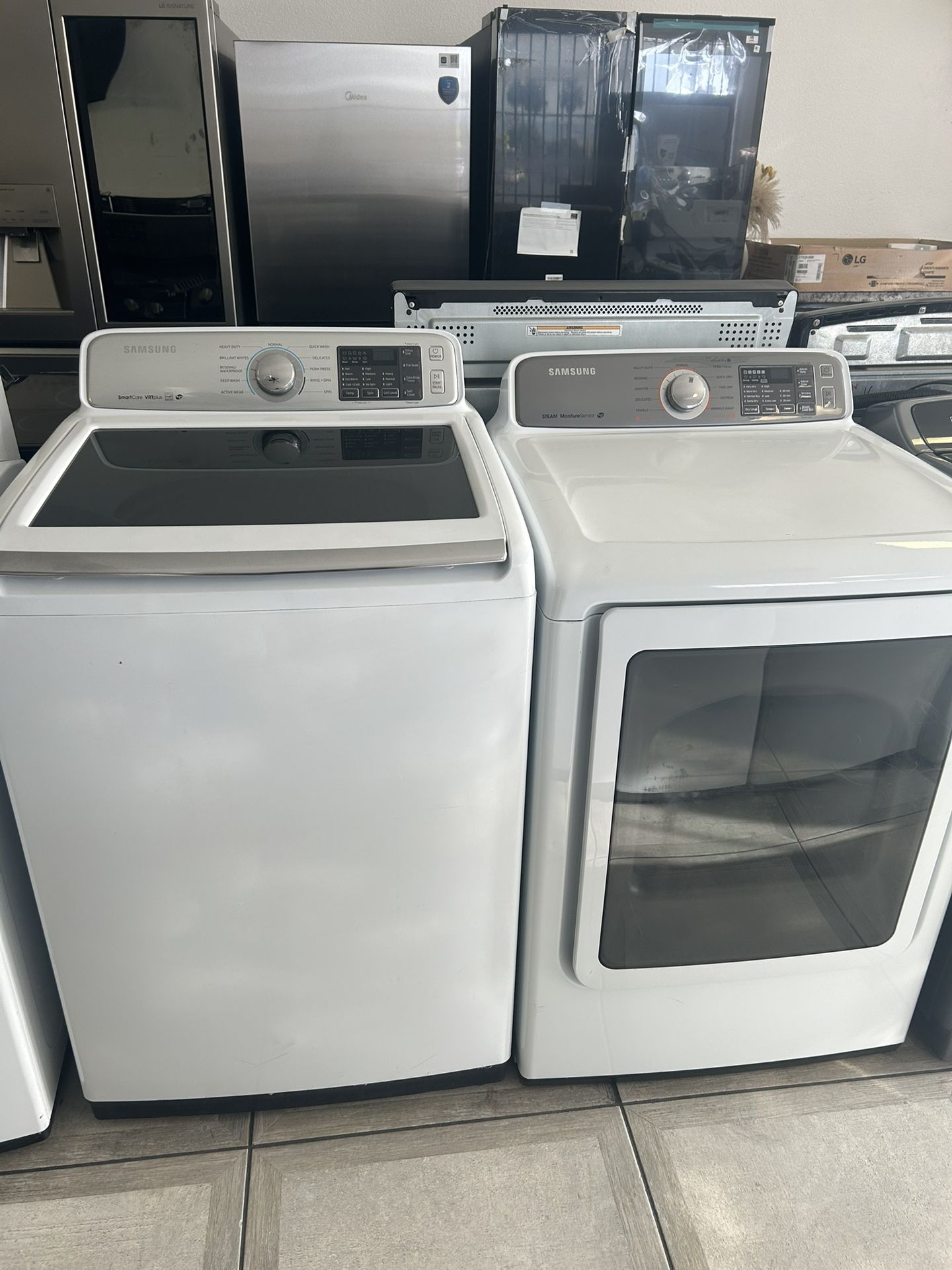 Samsung Washer And Gas Dryer Set