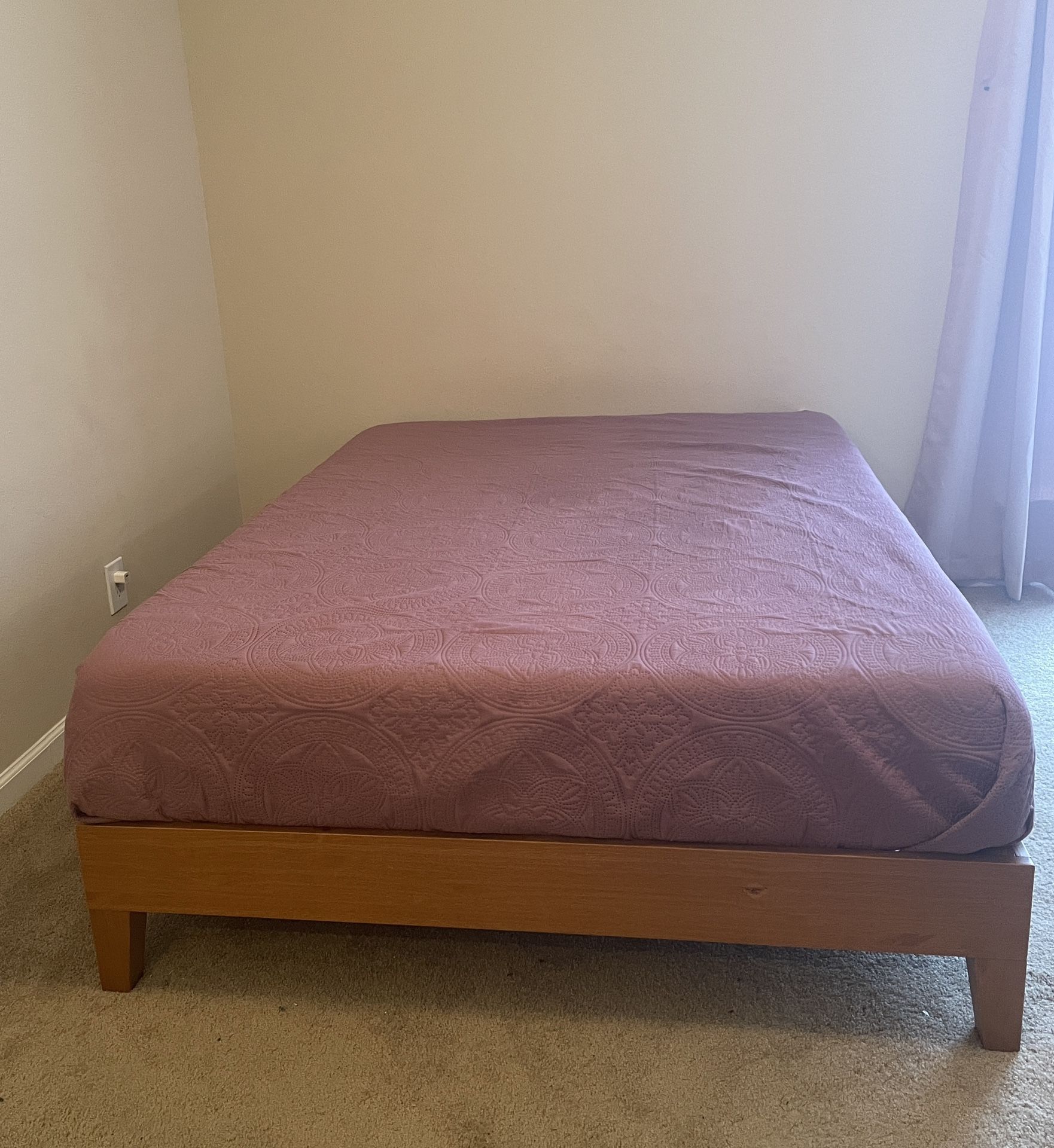Oak Platform Bed frame