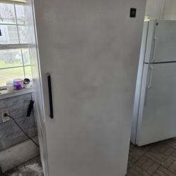 WILL DELIVVER FOR FEE.  🎉IT IS GIGANTIC 🥰I WILL DELIVER IT  FOR FEE.😍 IT IS  PURE WHITE COLOR. 21 Cu ft. CU. FT.😛GIGANIC  FREEZER RUNS LIKE BRAND 
