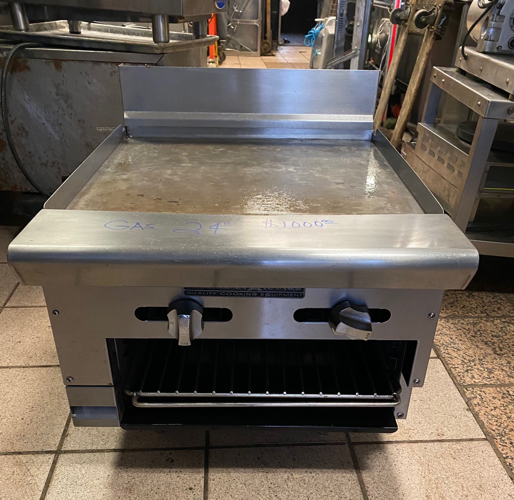 American Range 24 inch Gas Flat Grill - Restaurant Equipment