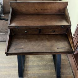 Secretary Desk Solid Wood
