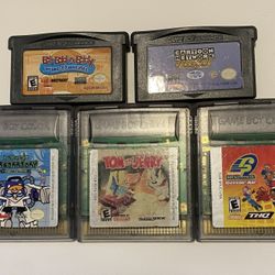 Set of 6 GameBoy games for GameBoy Color & Gameboy Advance
