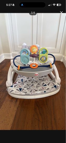 Fisher-Price Sit-Me-Up Baby Floor Seat w/ Toys – Clean