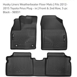 2012-2015 Toyota Prius All Weather Floor Mats 