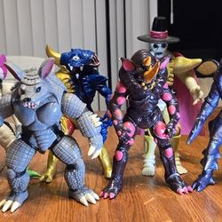 Power Rangers 90s Villan Action Figure Lot