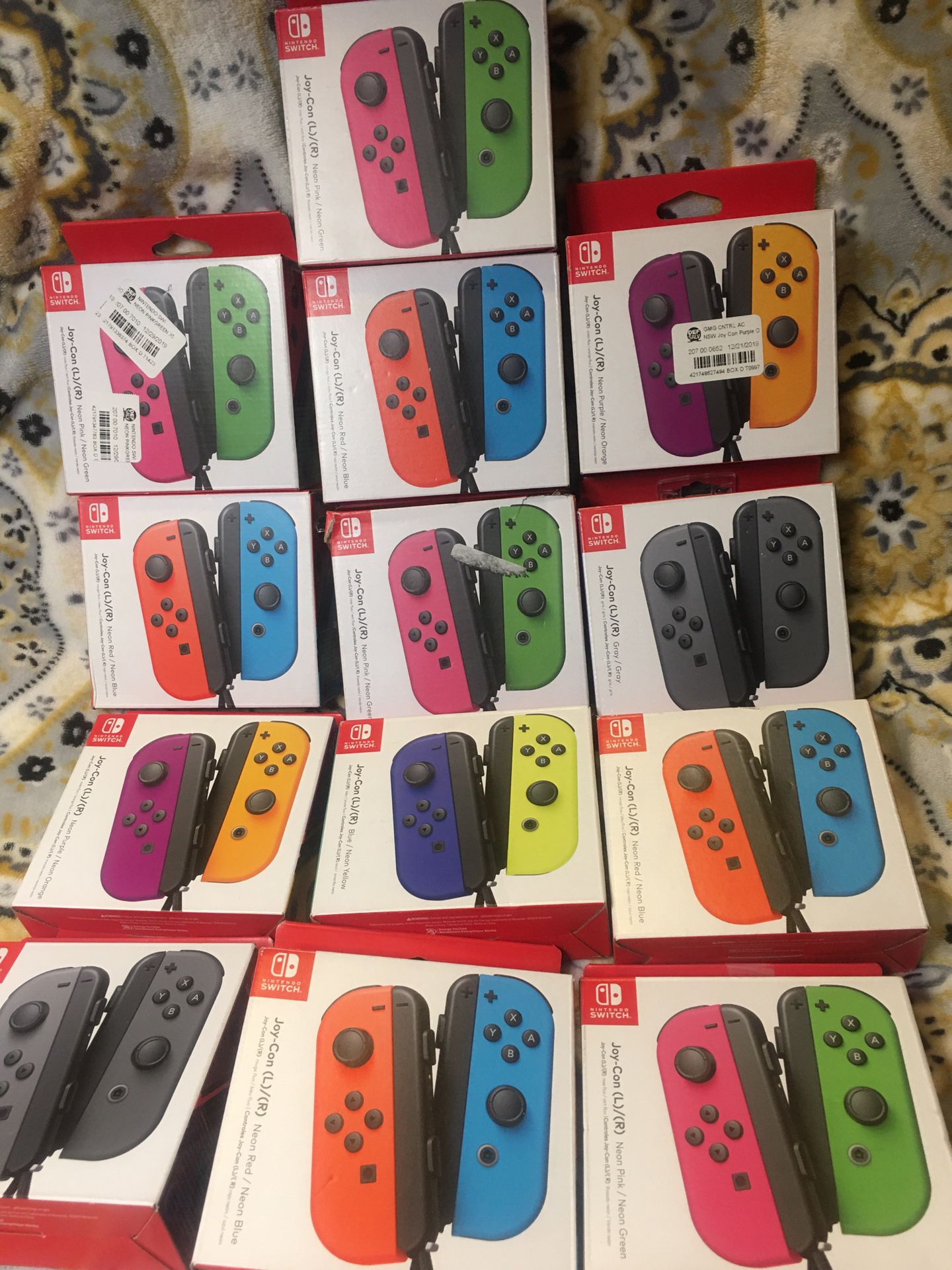 Nintendo Switch Joy Con $50 Each Box