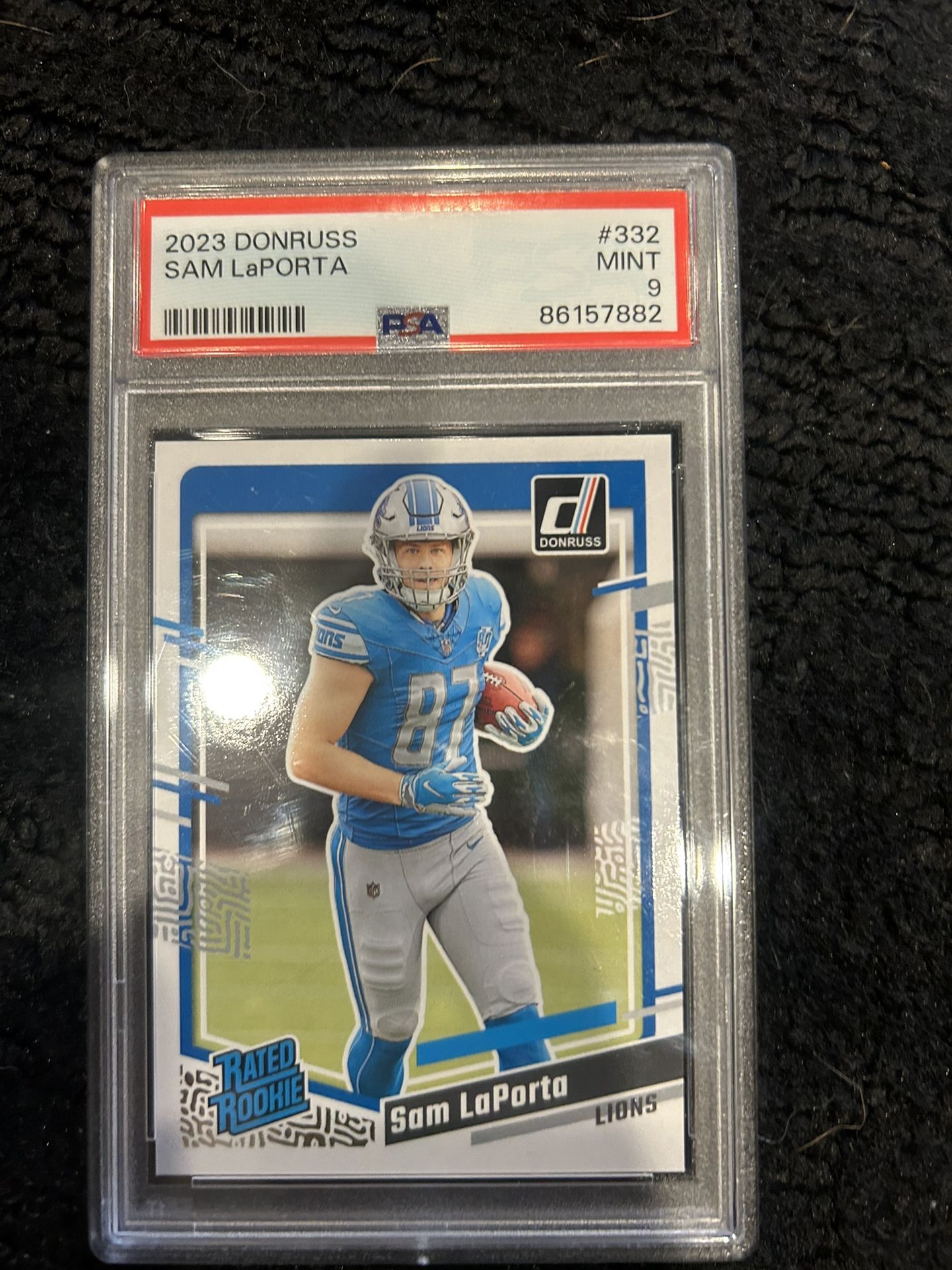 Sam Leporta Rated Rookie Psa 9