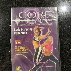 Core Rhythms Dance Exercise Programs Body Sculpting Collection 3 DVD Set NEW