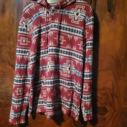 Mens xl pullover with hood