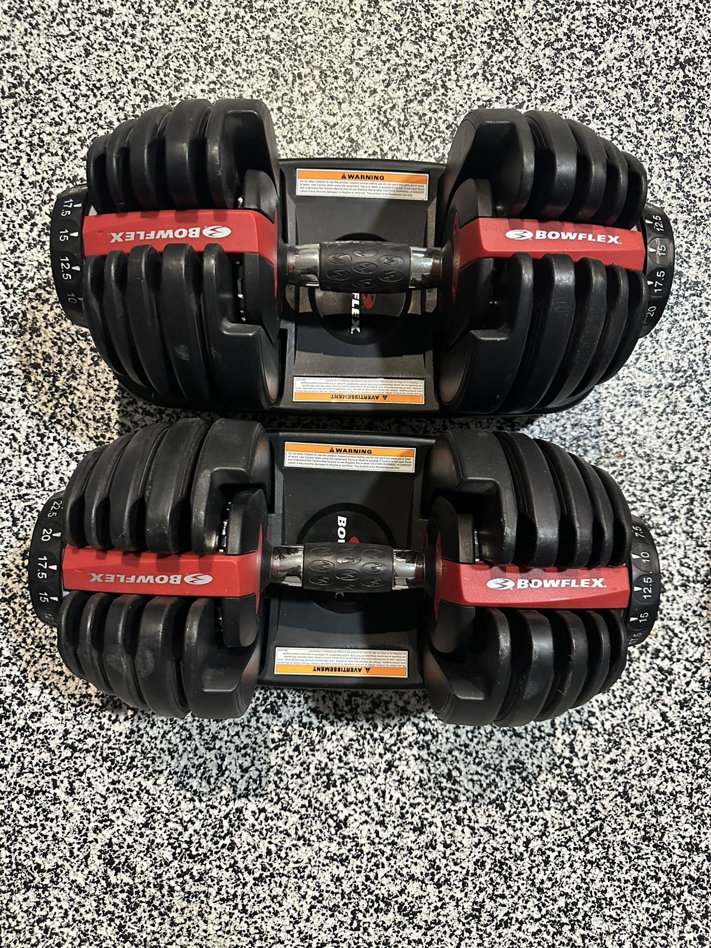 *** SALE *** BOWFLEX SELECTECH 552 HD ADJUSTABLE DUMBBELL SET *** SALE ***