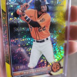 Bowman -Aeverson Arteaga 1st Bowman Yellow Diamond/75