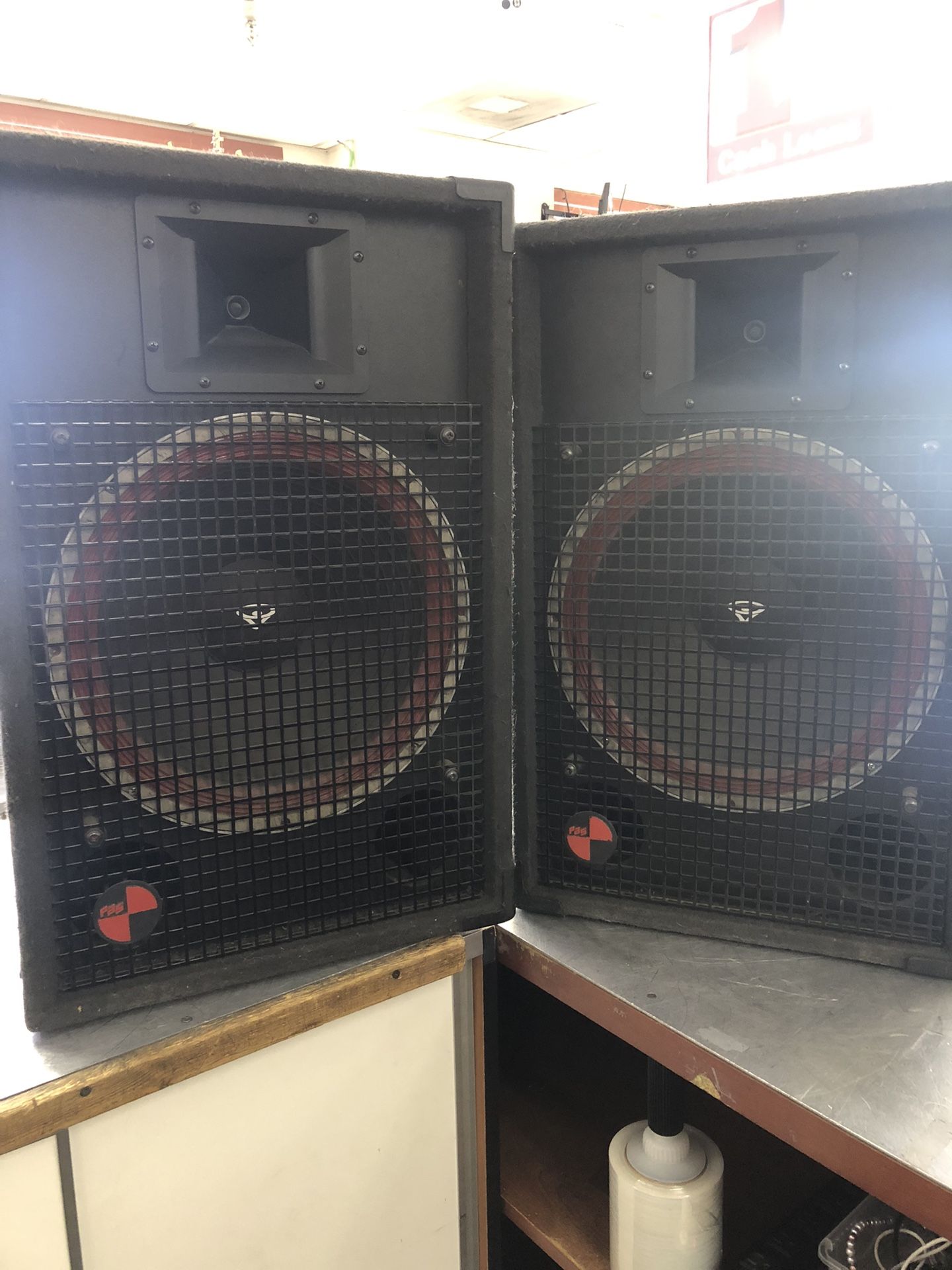 96091 PAS T1500 15” PA Speakers 567075