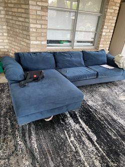 Blue Sectional Sofa