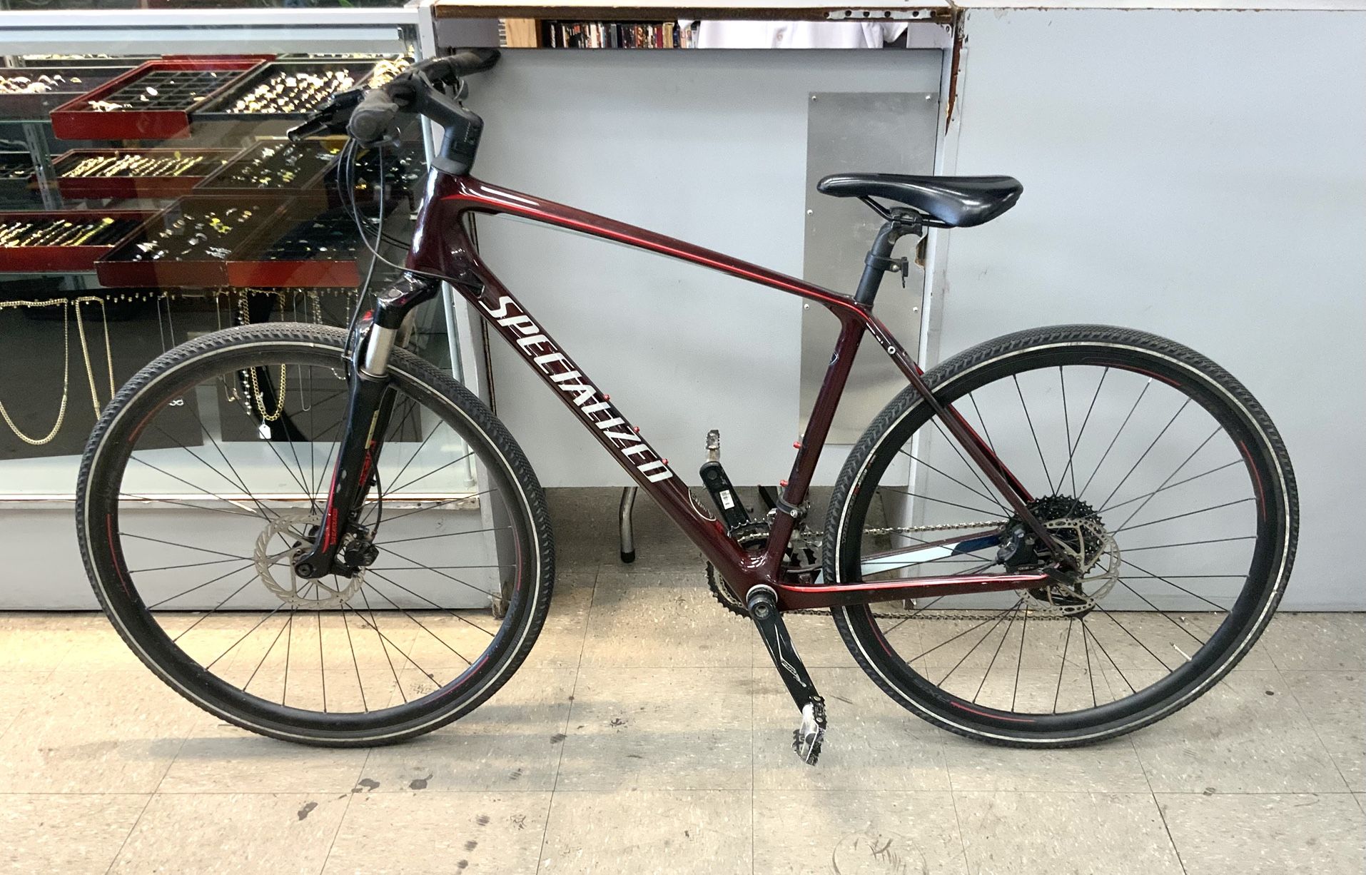 Specialized Crosstrail Bicycle Cross Trail Elite Bike Hydraulic disc Large size Carbon aluminum Crosstrail SLX Bike Outdoors Hobby Travel Fitness