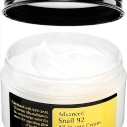 Snail Mucin 92% Face Moisturizer, 3.52 Oz, Lightweight Moisturing Cream for Soft