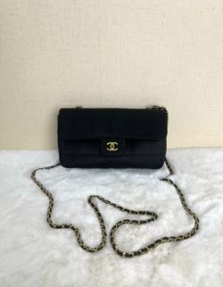 Chanel CF Black and Gold Chain Bag
