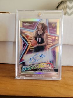 Jaime Jaquez Jr RC Rookie  Autograph Topps Chrome Refractor  