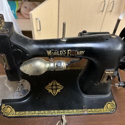 Worlds Rotary Sewing Machine. OBO
