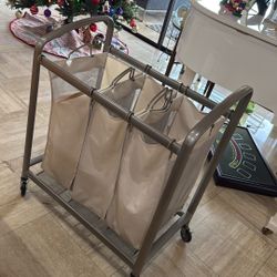 Heavy Duty Seville Rolling Laundry Sorter