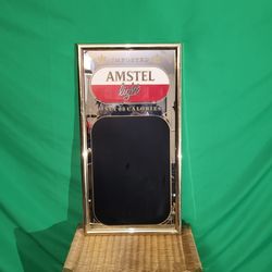 Amstel Light Bier Bar Mirror/chalkboard, Menu Board