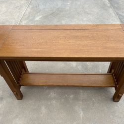 Mission Style Sofa Table