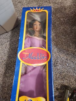 Disney Princess Collection Jasmine Aladdin Porcelain 16" Doll Handpainted Bisque