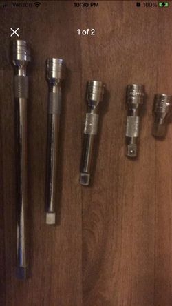 Snap On 1/2 Knurled Extension Set