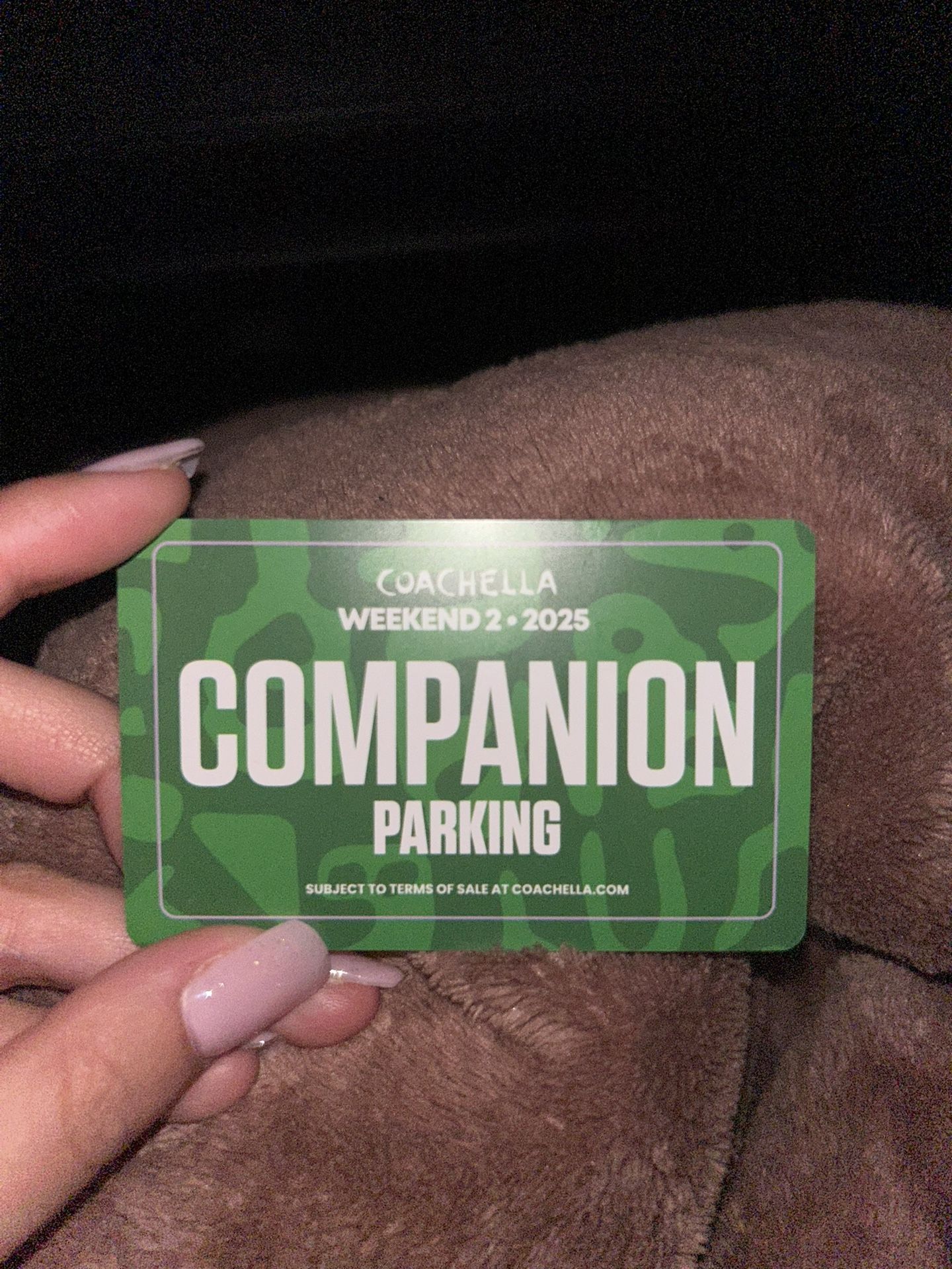 Coachella Weekend 2 Companion Parking