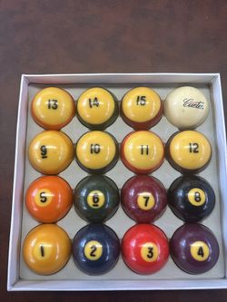 CUETEC 2 1/4 professional Pool ball set.