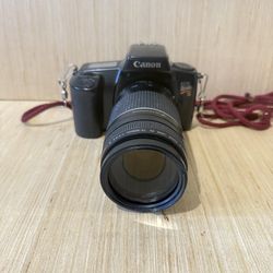 Canon EOS Rebel X S 35mm SLR Film Camera w/75-300mm Lens “UNTESTED”Turns On Read 