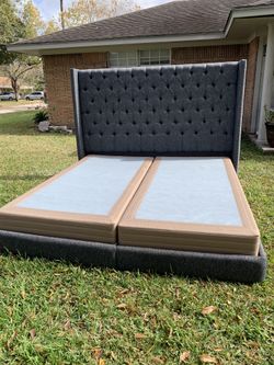 King size bed with mattress