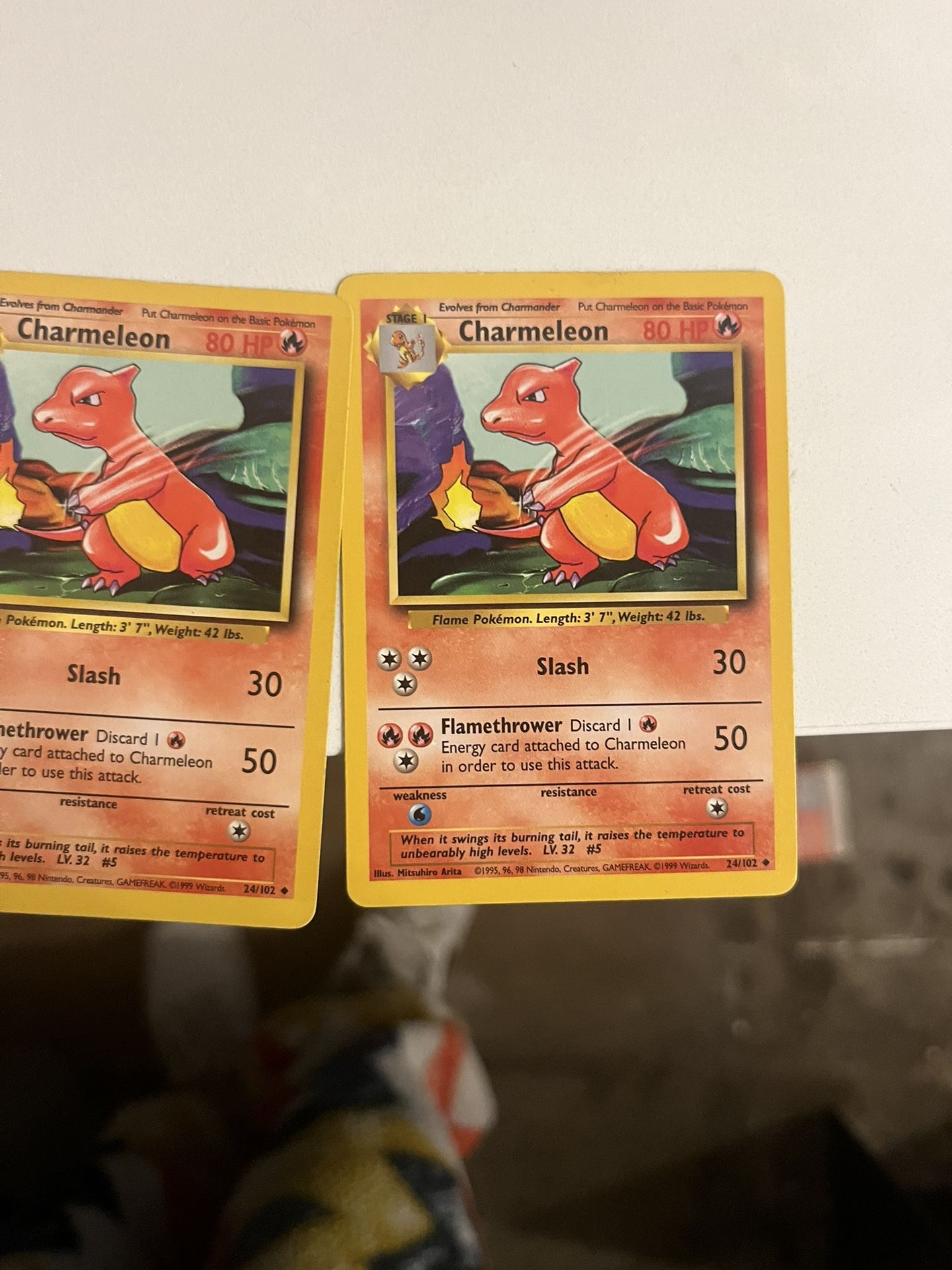 Charmeleon 1995 Pokemon Cards! 