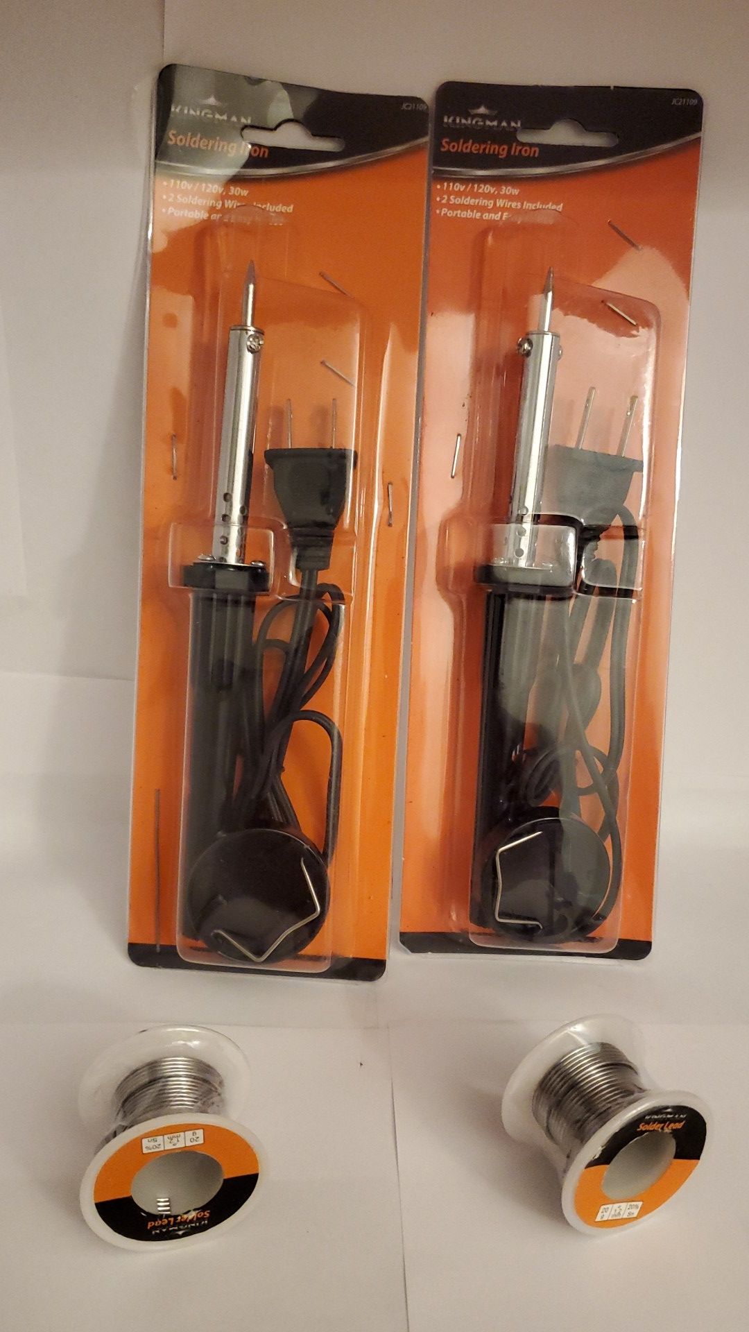 2 Soldering iron 2 core wire set