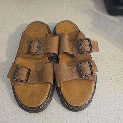 Dr Martens Josef Suede Slide Sandal