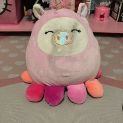 Unicorn Octopus Pink Squishmallow 