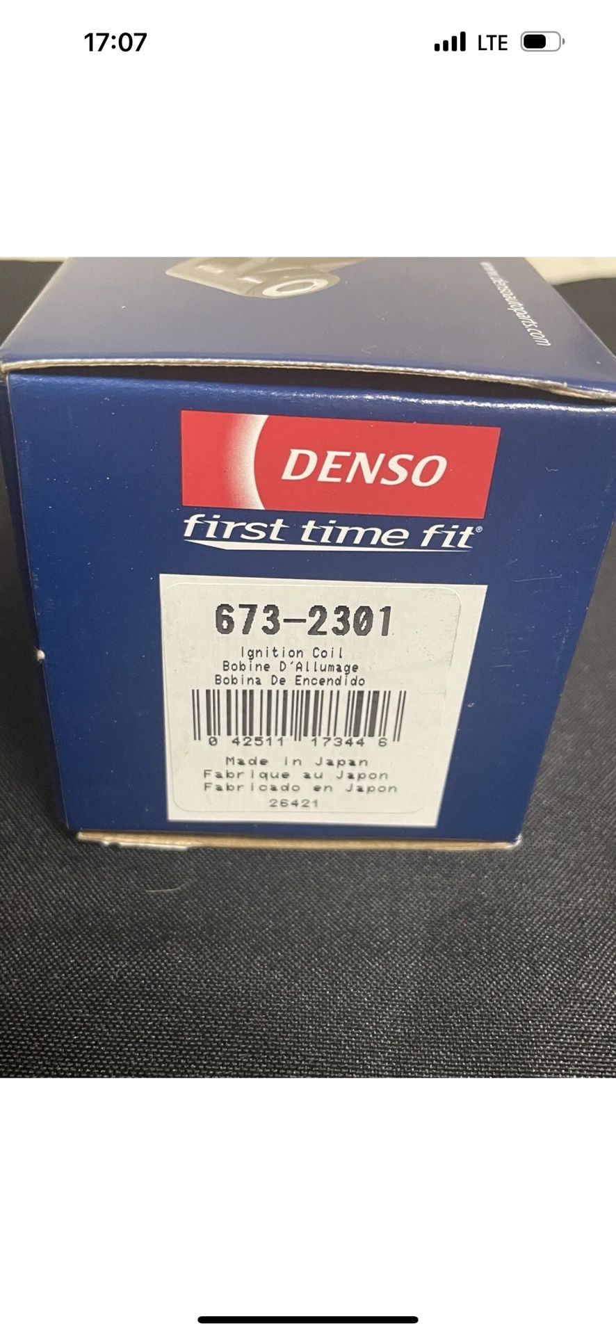 Denso Oem Factory Honda Coil 2.4 Liter 