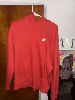 Men’s size large red Nike hoodie