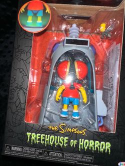 The Simpsons Treehouse of Horror 5in FLY BOY BART w/ LIGHT UP TRANSPORTER 2026