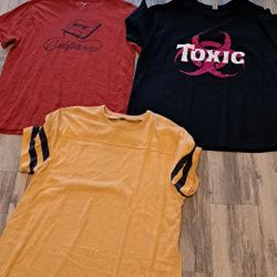 3 Men's TSHIRTS, SIZE LG