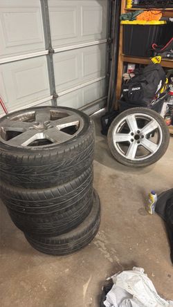 Audi A4  wheels with tires