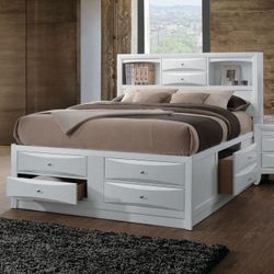 4pc Queen Storage Bed Set $1200