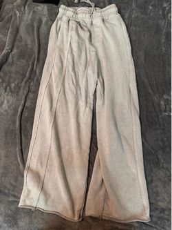 Gray sweatpants