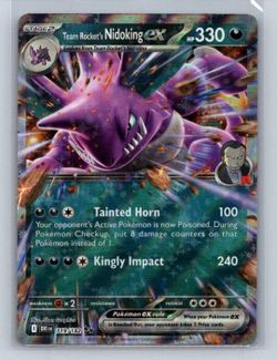Team Rocket's Nidoking ex - Double Rare SV10: Destined Rivals 119/182 NM